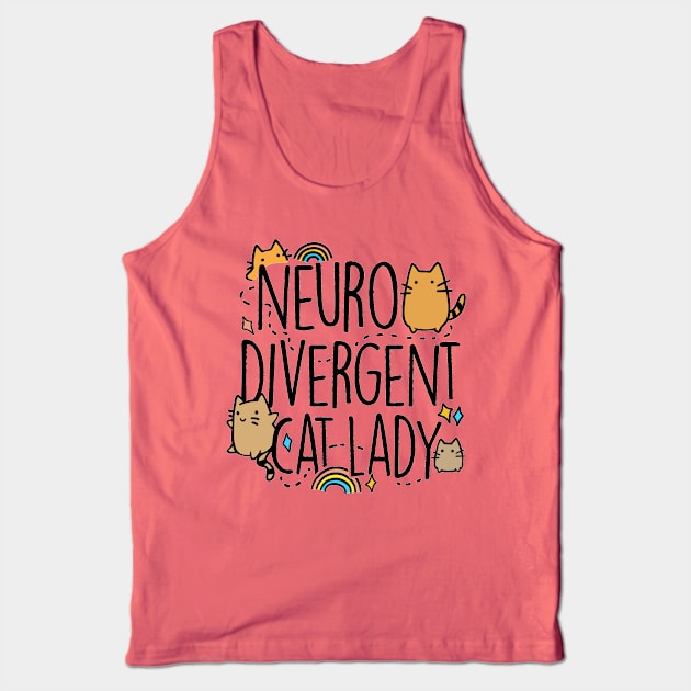 Neurodivergent Cat Lady Tank Top by Boots